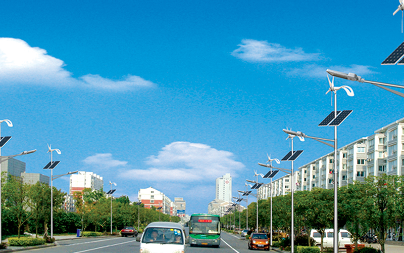 LED風光補路燈照明案例